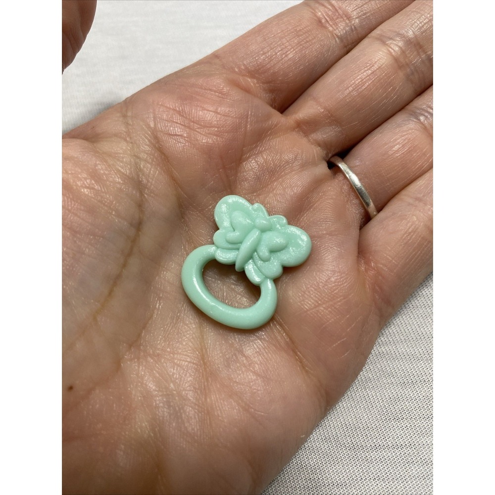 Hasbro My Little Pony G1 Baby Teething Ring Toy Teal Butterfly